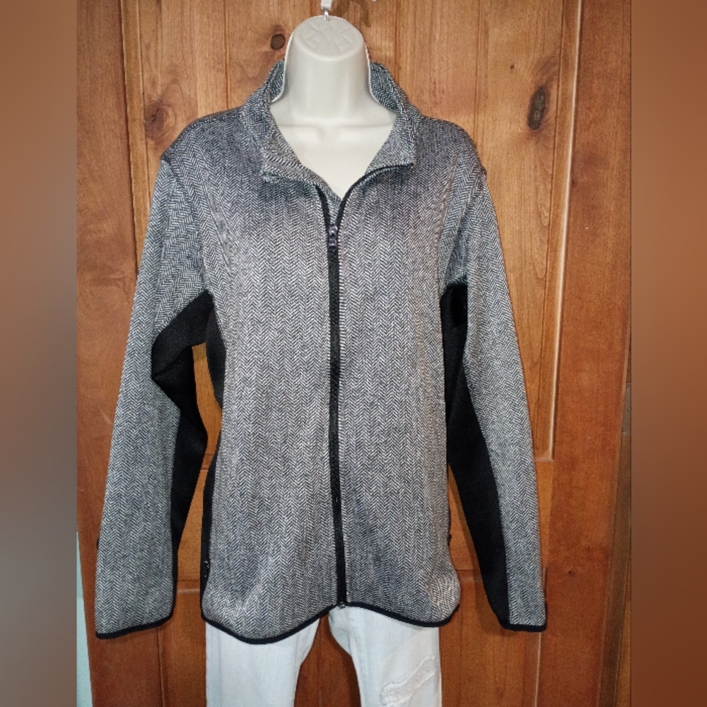 Marc New York Black and Gray Utility Jacket